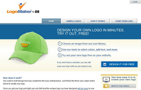 designing logo free. to design website logo or
