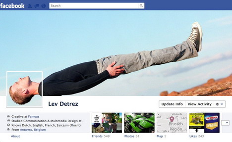 Creative Design on 40 Really Creative Facebook Timeline Designs You Must See   Quertime
