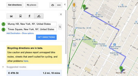 Google  Direction on Use Google Maps To Get Direction