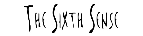 the_sixth_sense_movie_inspired_font