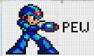 excel_art_megaman_x