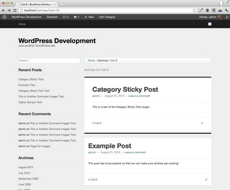 category-sticky-post-wordpress-plugin