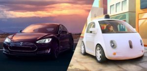 google-self-driving-car-vs-tesla-autopilot-system