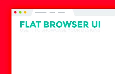 flat-browser-ui-freebie