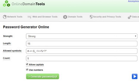 online-domain-tools-password-generator