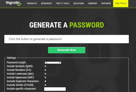 thycotic-generate-password